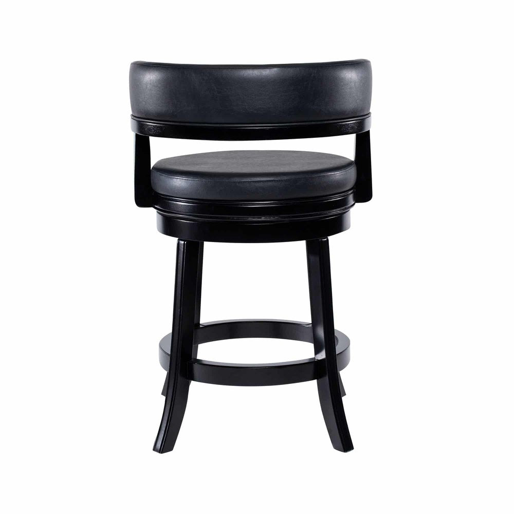 Boraam - Balen Swivel Counter Stool - Black - 90324 view 4