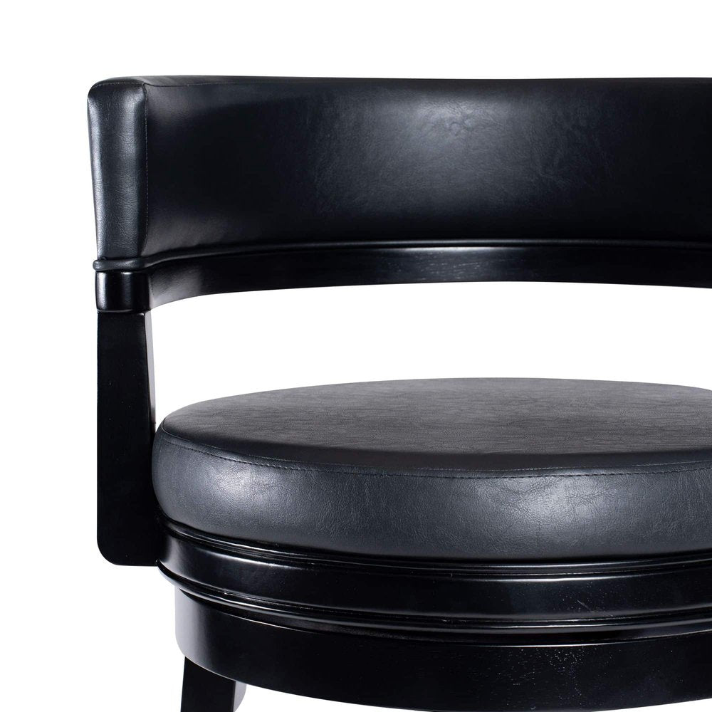 Boraam - Balen Swivel Counter Stool - Black - 90324 view 5