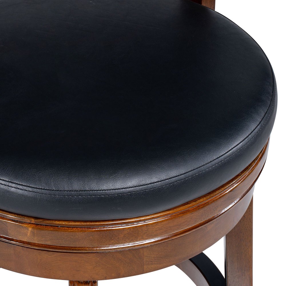 Boraam - Balen Swivel Counter Stool - Cappuccino Finish - 91324 view 6