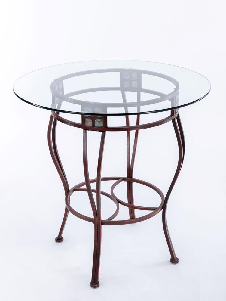 Boraam - Beau 36in Height Pub Table - Brown - 70416 veiw 2