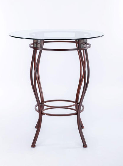 Boraam - Beau 42in Height Pub Table - Brown - 70516 veiw 2