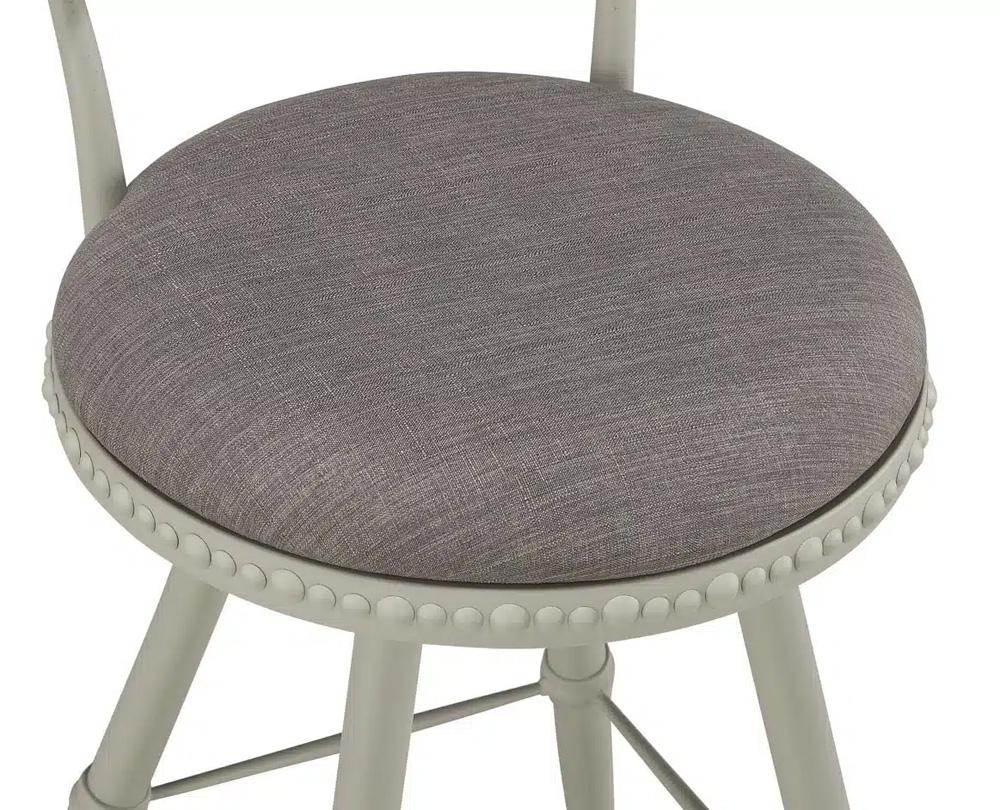 Boraam - Benton Adjustable Barstool - Light Gray/Beige Finish - 80752_BOR veiw 5