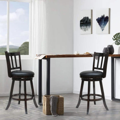 Boraam - Bloomington Swivel Bar Stool - Cappuccino - 60829 veiw 5