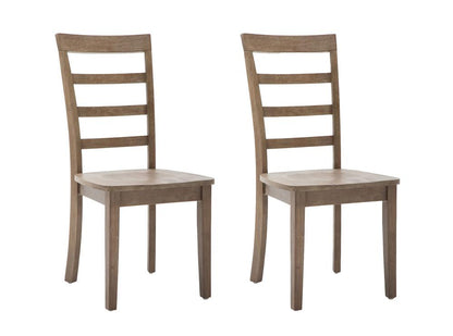 Boraam - Boulder Dining Chairs, Set of 2 - Barnwood Wire-Brush - 71026 veiw 1