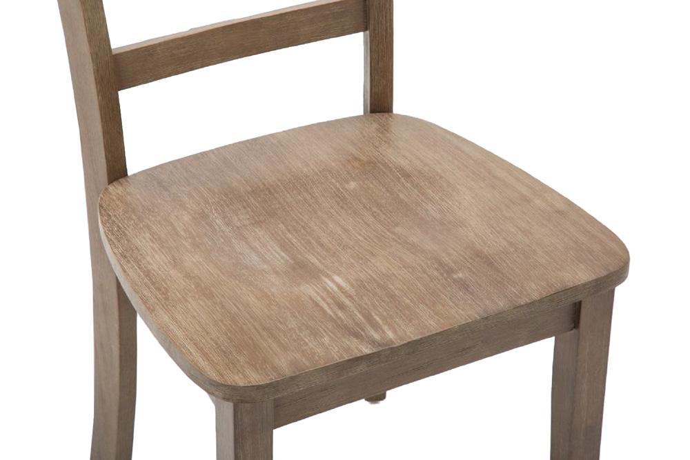 Boraam - Boulder Dining Chairs, Set of 2 - Barnwood Wire-Brush - 71026 veiw 4