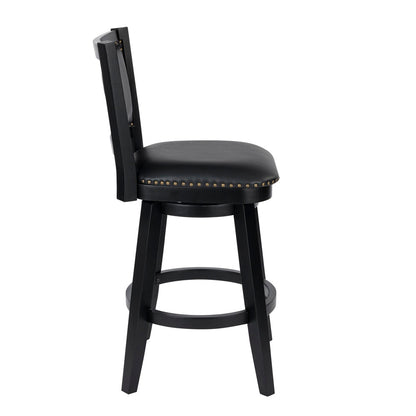 Boraam - Broadmoor Bar Height Swivel Stool - Black - 52929 veiw 3