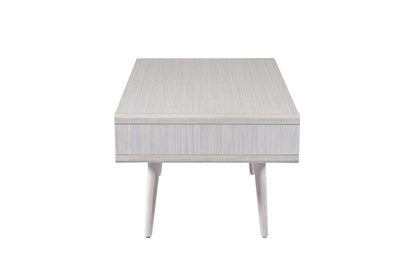 Boraam - Cambria Coffee Table - Zebrano Whitewash/Natural Cane - 33412 veiw 4
