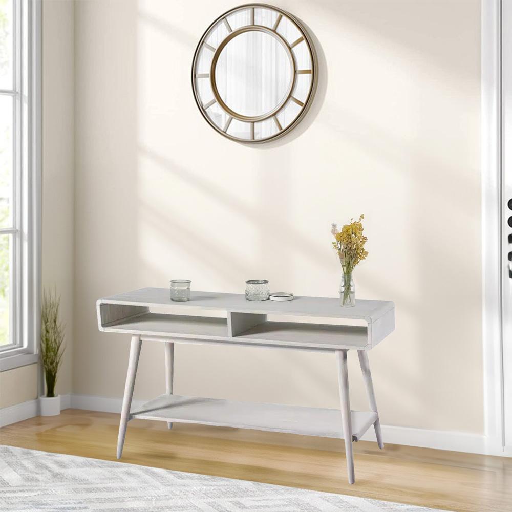 Boraam - Cambria Console Table - Zebrano Whitewash - 34412 veiw 9