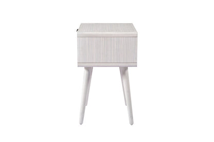 Boraam - Cambria End Table - Zebrano Whitewash/Natural Cane - 34413 veiw 5