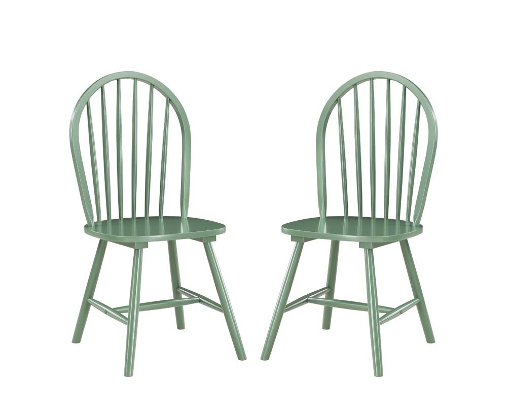 Boraam - Carolina 6-Piece Dining Set - Equestrian Green - 86569 veiw 4