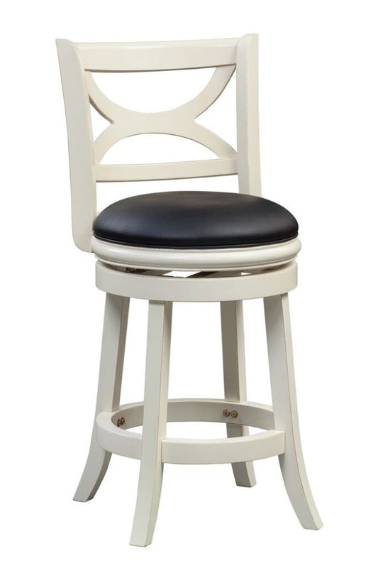 Boraam - Florence 25in Swivel Counter Stool - Cream - 43724 view 1
