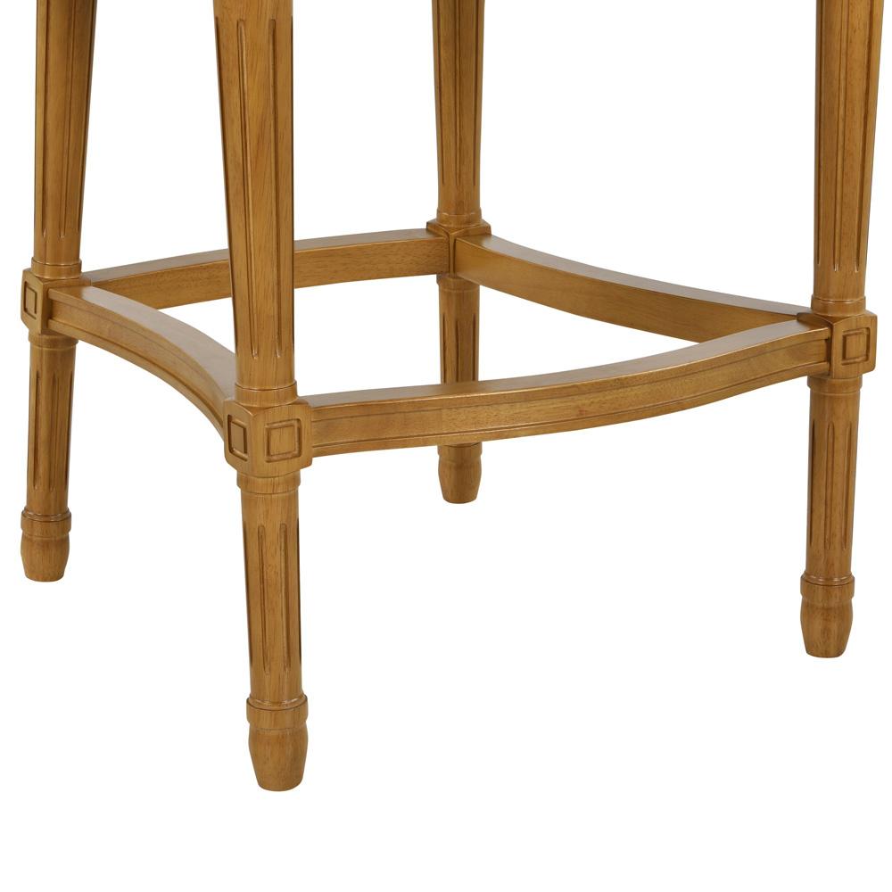 Boraam - Francesca Linen and Oak Wood Bar Stool - Tan/Natural - 18120 veiw 7