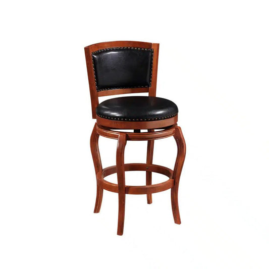 Boraam - Harris Swivel Bar Stool - Cherry - 51129 veiw 1