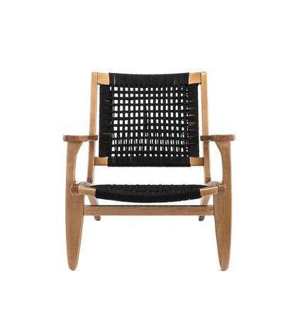 Boraam - Harrison Woven Black Rope Accent Chair - Natural - 76152 veiw 5