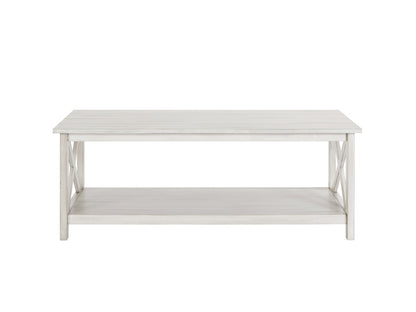 Boraam - Jamestown Coffee Table - Antique White - 77409 veiw 2