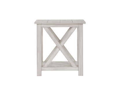Boraam - Jamestown End Table - Antique White - 77410 veiw 5