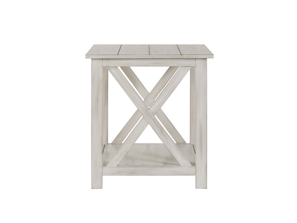 Boraam - Jamestown Side Table - Antique White - 77408 veiw 5
