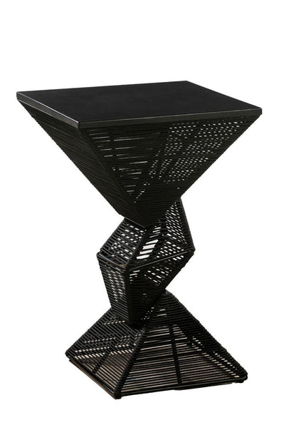 Boraam - Lorenzo Rope Geometric Pub Table - Black - 76156 veiw 1