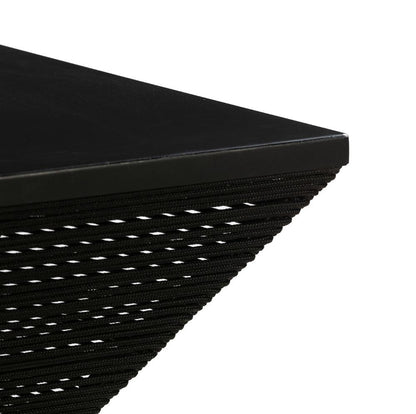 Boraam - Lorenzo Rope Geometric Pub Table - Black - 76156 veiw 3
