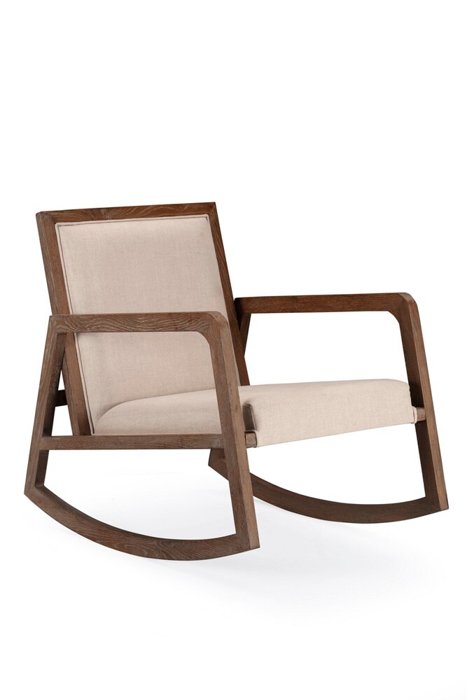 Boraam - Luna Accent Rocking Chair - Coffee Brushed - 18117 veiw 1