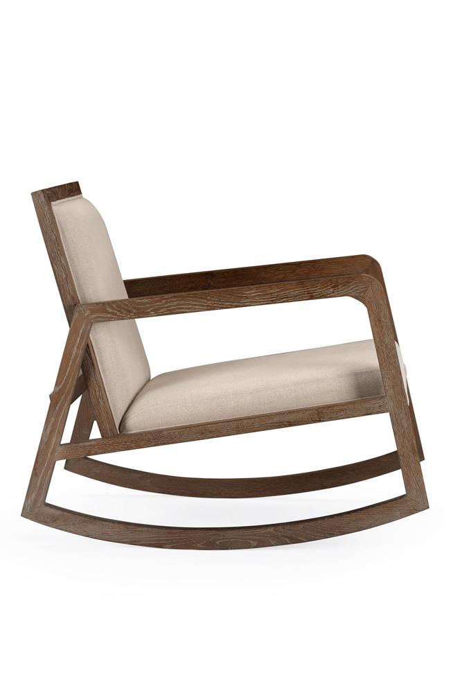 Boraam - Luna Accent Rocking Chair - Coffee Brushed - 18117 veiw 3