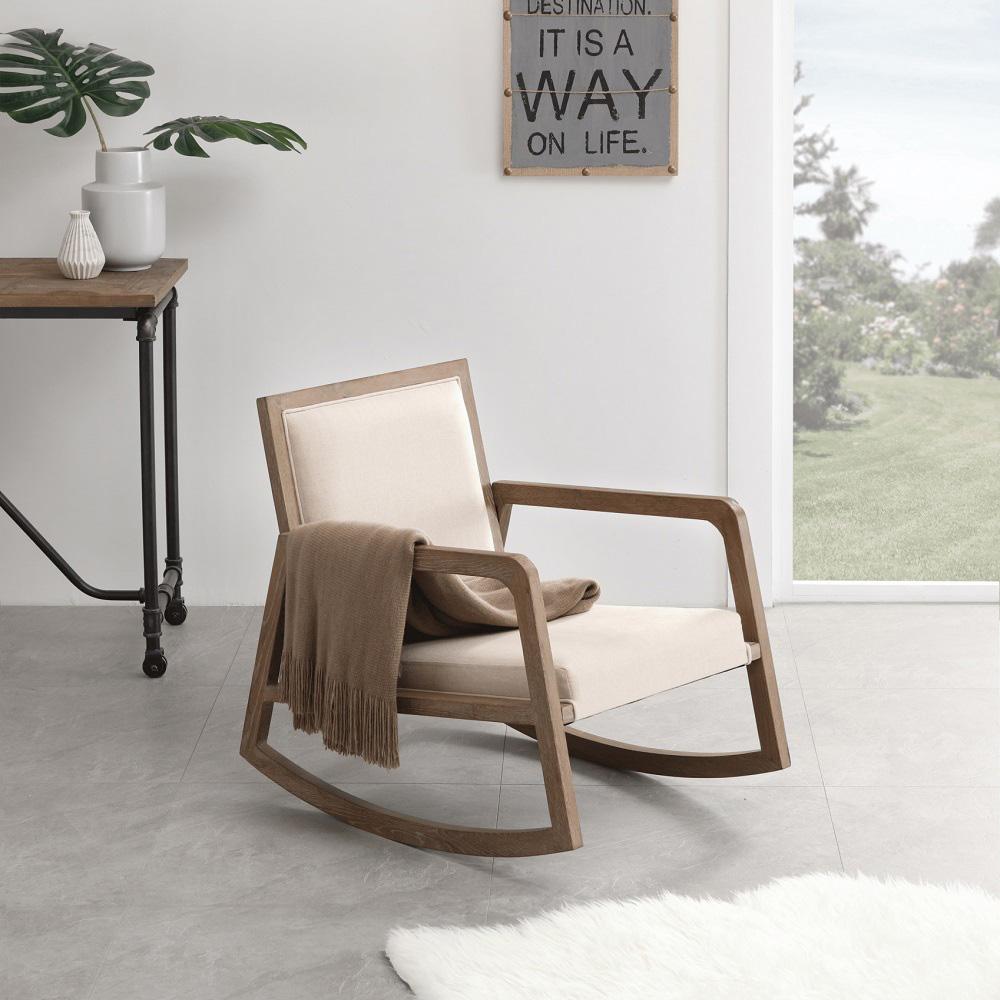 Boraam - Luna Accent Rocking Chair - Coffee Brushed - 18117 veiw 8
