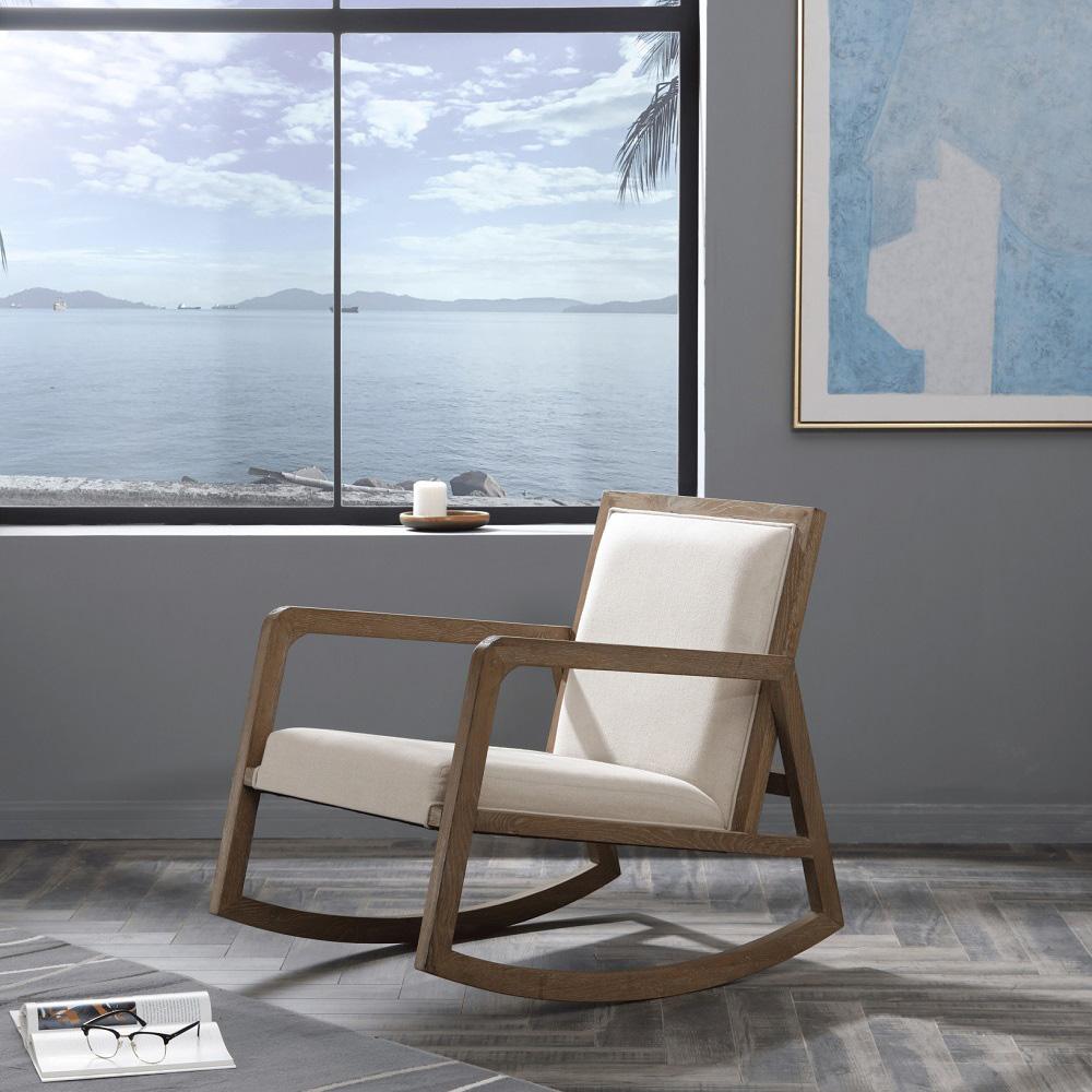 Boraam - Luna Accent Rocking Chair - Coffee Brushed - 18117 veiw 9