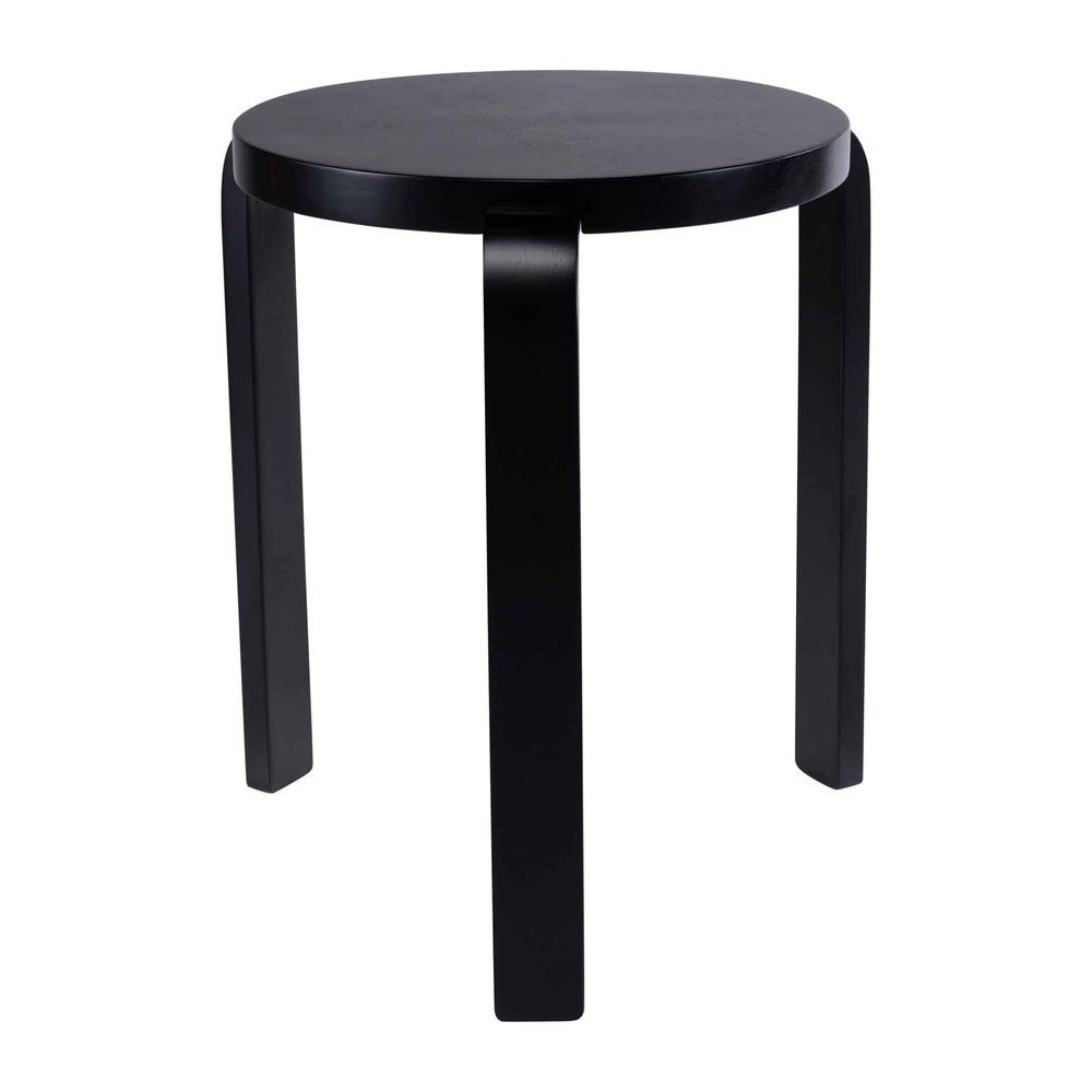 Boraam - Mateo Round Backless Stacking Stools - Black (Set of 2) - 40218 view 2