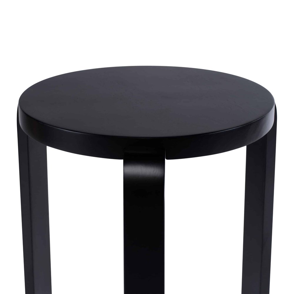 Boraam - Mateo Round Backless Stacking Stools - Black (Set of 2) - 40218 view 3