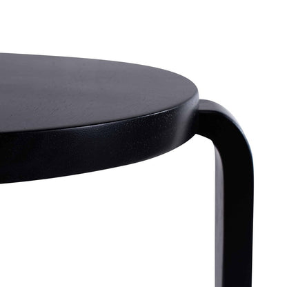 Boraam - Mateo Round Backless Stacking Stools - Black (Set of 2) - 40218 view 4