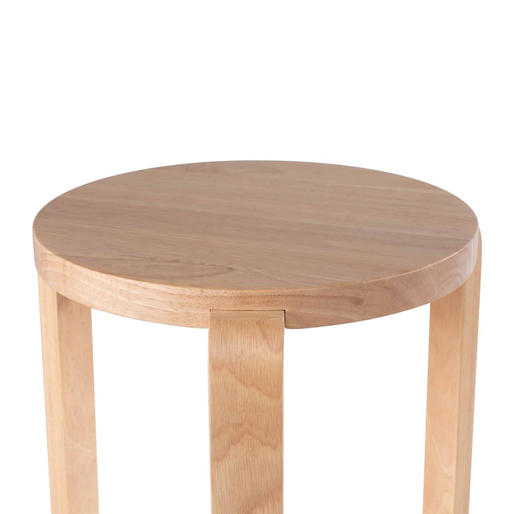 Boraam - Mateo Round Backless Stacking Stools - Blonde Oak (Set of 2) - 40018 view 3