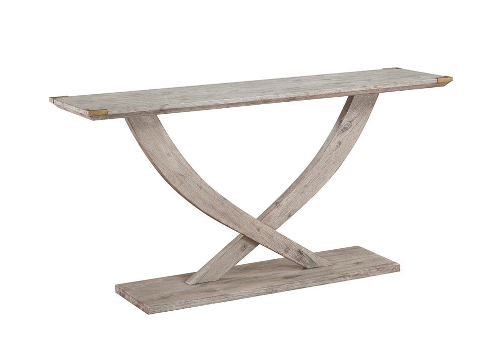 Boraam - Montana Console Table - Light Barnwood Finish - 77518 veiw 1