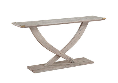 Boraam - Montana Console Table - Light Barnwood Finish - 77518 veiw 1
