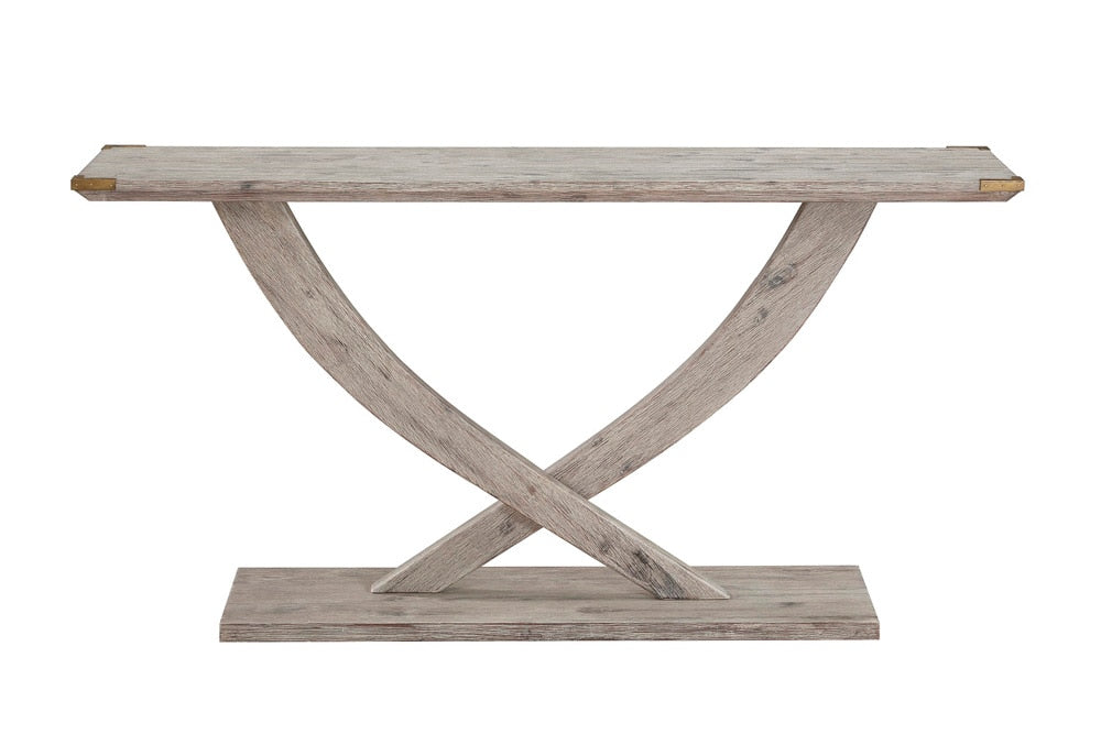 Boraam - Montana Console Table - Light Barnwood Finish - 77518 veiw 2