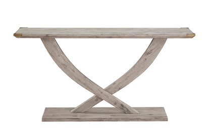 Boraam - Montana Console Table - Light Barnwood Finish - 77518 veiw 2