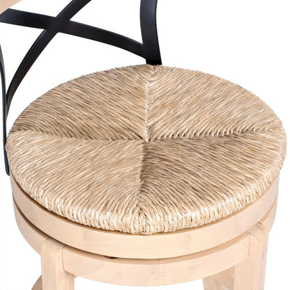 Boraam - Myrtle Swivel Counter Stool - Blonde Oak - 87724 view 6