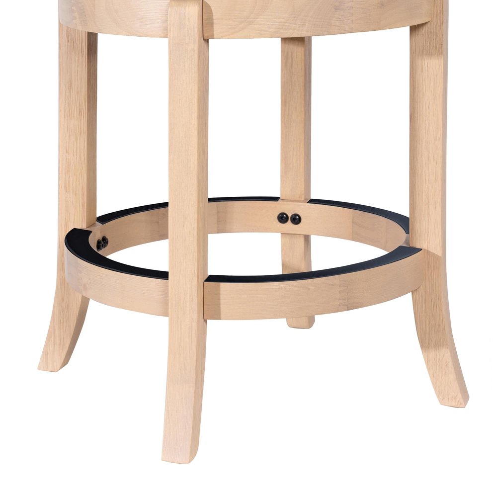 Boraam - Myrtle Swivel Counter Stool - Blonde Oak - 87724 view 7