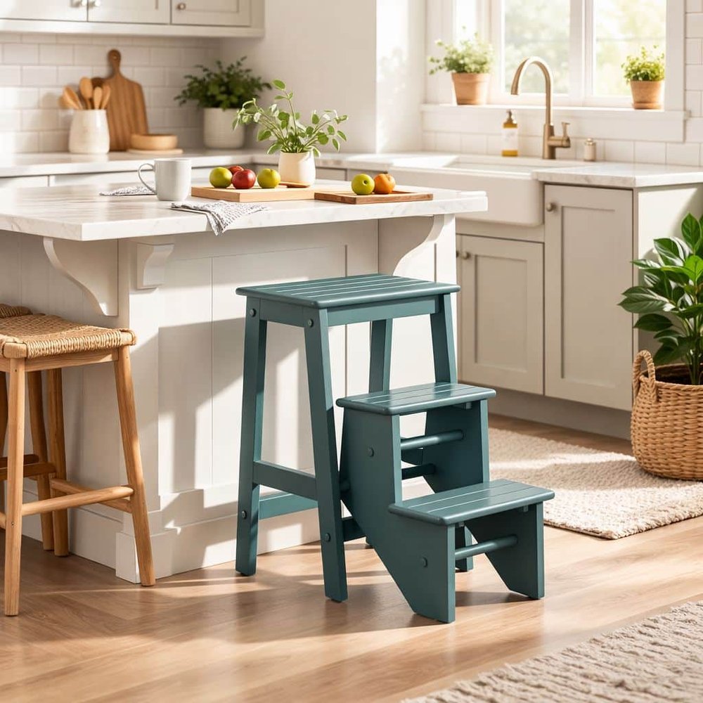 Boraam - Niko Folding 24" Step Stool - Aspen Valley - 36724 view 8