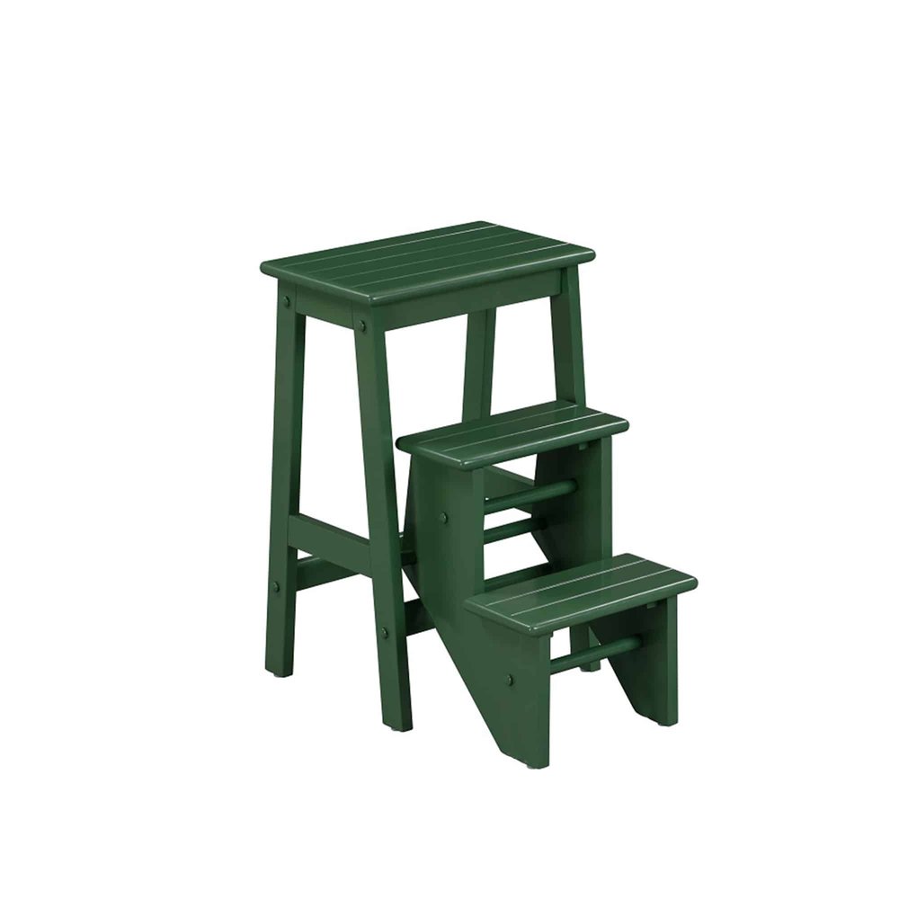 Boraam - Niko Folding 24" Step Stool - Equestrian Green - 36624 view 1