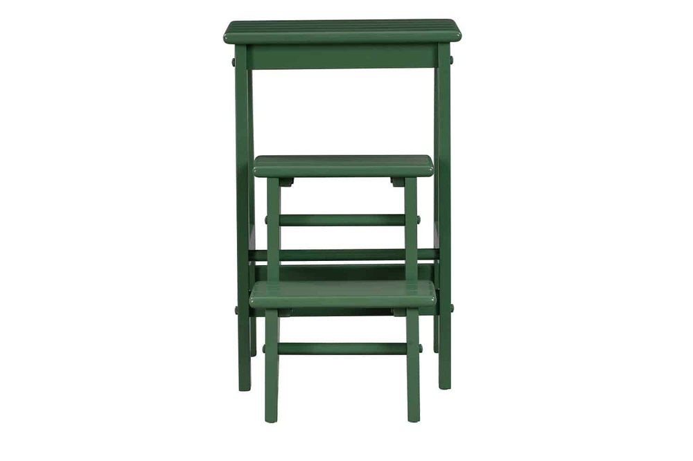 Boraam - Niko Folding 24" Step Stool - Equestrian Green - 36624 view 2