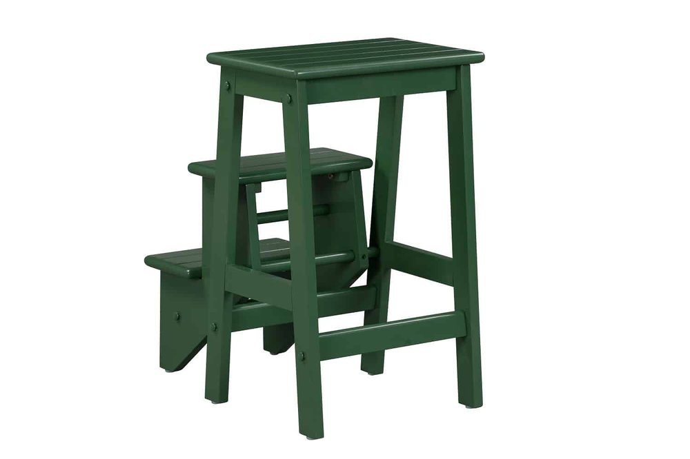 Boraam - Niko Folding 24" Step Stool - Equestrian Green - 36624 view 4