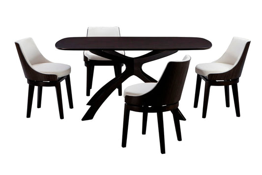 Boraam - Orleans 5pc Low Back Chair Dining Set - 84076 veiw 2