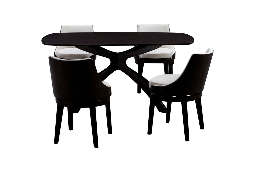 Boraam - Orleans 5pc Low Back Chair Dining Set - 84076 veiw 3
