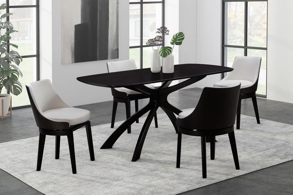 Boraam - Orleans 63in Cozy Corner Dining Table - Black - 84074 veiw 6