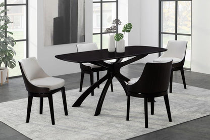 Boraam - Orleans 63in Cozy Corner Dining Table - Black - 84074 veiw 6