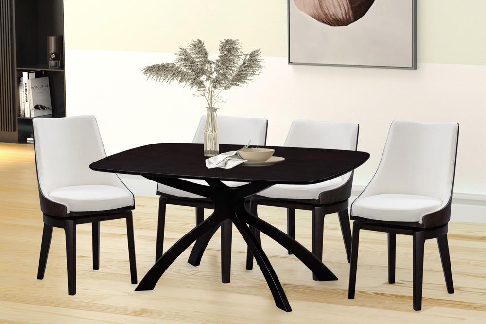 Boraam - Orleans 63in Cozy Corner Dining Table - Black - 84074 veiw 7