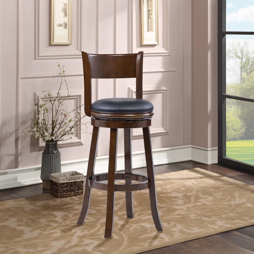 Boraam - Palmetto Extra Tall Swivel Stool - Cappuccino - 46134 veiw 8