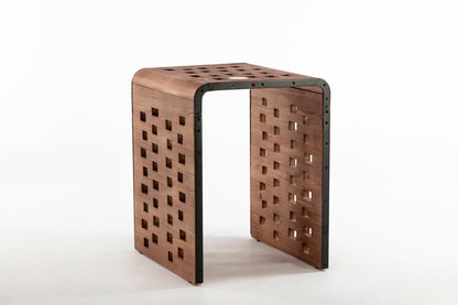 Boraam - Parker End Table with Wireless Phone Charger, Natural - 18139 veiw 1