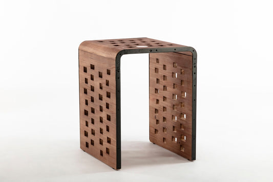 Boraam - Parker End Table with Wireless Phone Charger, Natural - 18139 veiw 1
