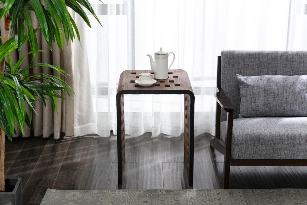 Boraam - Parker End Table with Wireless Phone Charger, Natural - 18139 veiw 5
